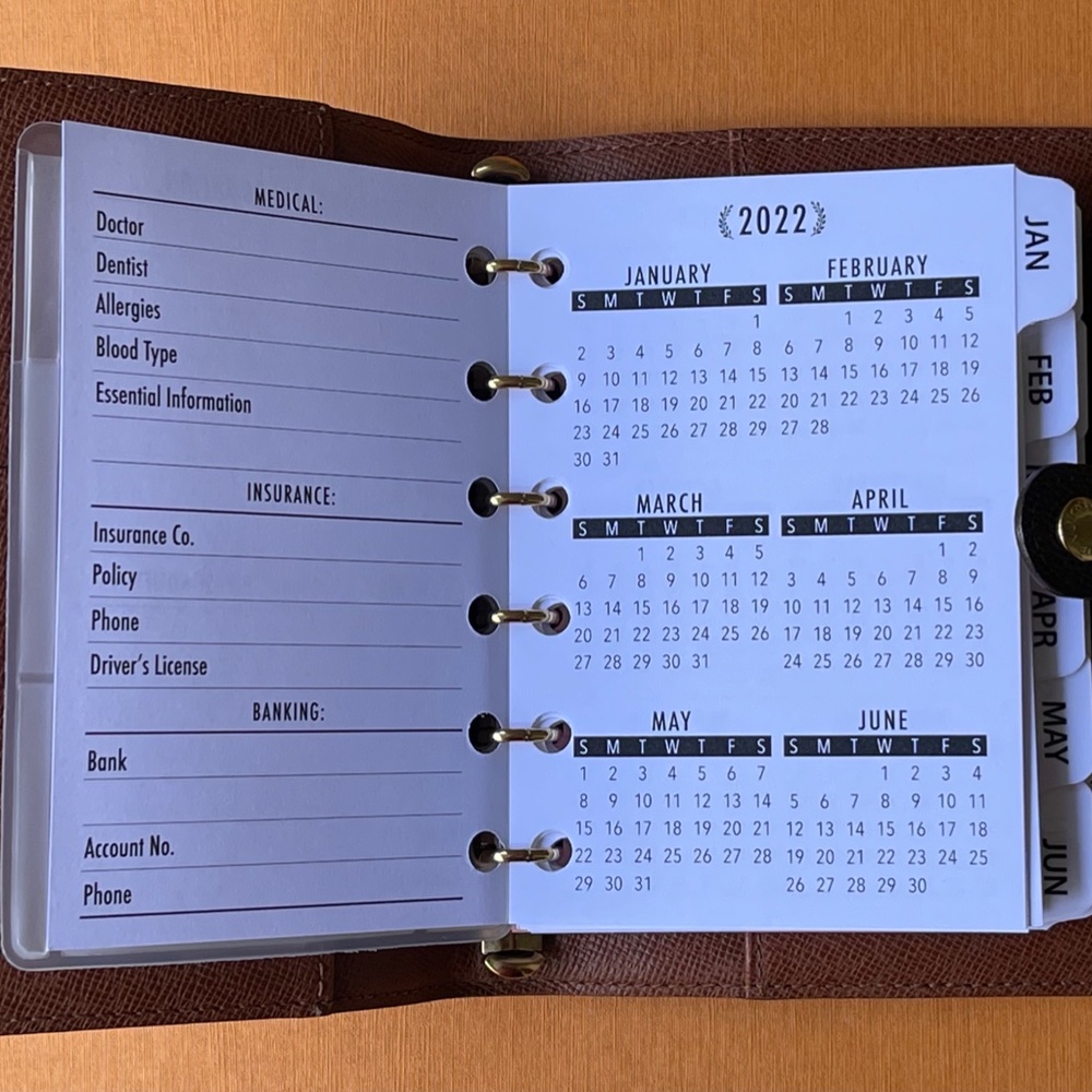 FIT Louis Vuitton Agendas 2024 Calendar-ALL SIZES: PM, MM & GM AVAILABLE - Picture 12 of 13